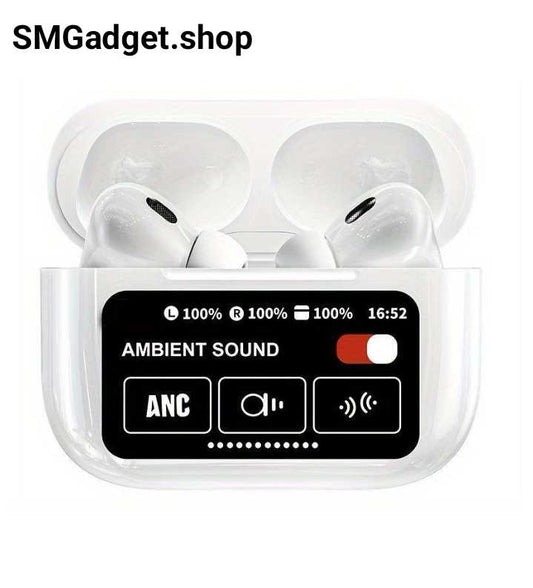 AirPods A9 Pro with Touchscreen Display – Advanced Wireless Earbuds